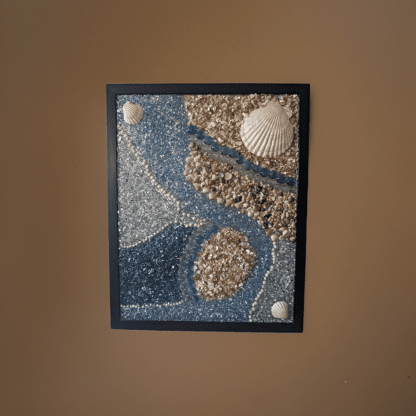 Mosaic Seashell Abstract Art – Columbus Crafty Crafts